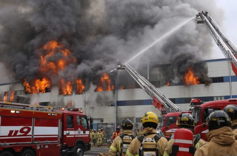 दक्षिण कोरियामा भीषण आगलागी, १४ जनाको ज्यान गयो, ५९ घाइते!